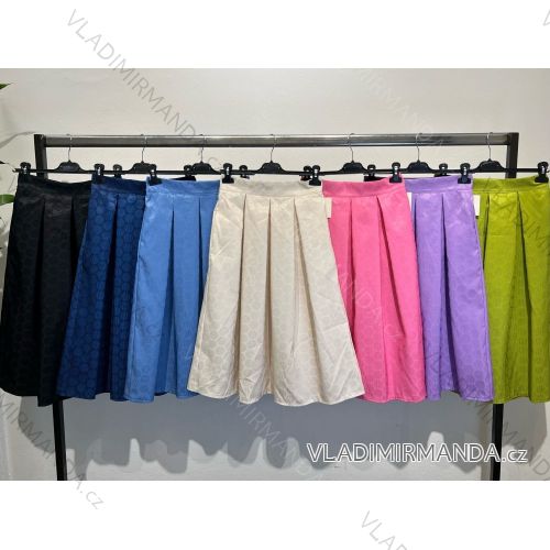 Sukně středně dlouhá dámská (S/M ONE SIZE) ITALSKÁ MÓDA IMPLM232837006