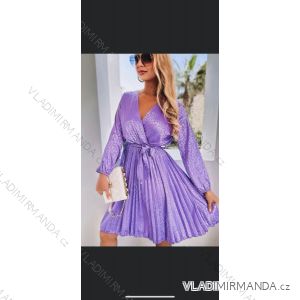 Elegantes Damenkleid mit langen Ärmeln (S/M EINHEITSGRÖSSE) ITALIAN FASHION IMPGM2310644