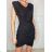 Women's Elegant Sleeveless Dress (S/M ONE SIZE) ITALIAN FASHION IMPBB231686f