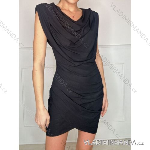 Women's Elegant Sleeveless Dress (S/M ONE SIZE) ITALIAN FASHION IMPBB231686f