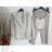 Women's elegant pants, jacket and top set (S-XL) ITALIAN FASHION IMPGM233790-06 beige XL