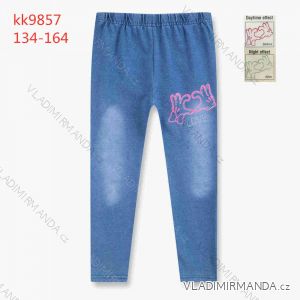 Jeans Leggings Denim dünnes junges Mädchen (134-164) KUGO KK9857