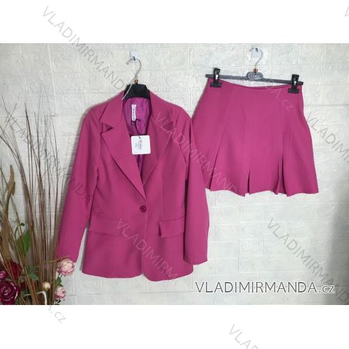 Elegantes Set aus Rock und Jacke für Damen (S-XL) ITALIAN FASHION IMPGM237994-06 rosa M