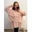 Shirt extended 3/4 long sleeve women's (L/XL/2XL ONE SIZE) ITALIAN FASHION IM423025