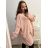 Shirt extended 3/4 long sleeve women's (L/XL/2XL ONE SIZE) ITALIAN FASHION IM423025
