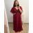 šaty plesové elegantní společenské krátký rukáv dámské nadrozměr (2XL/3XL ONE SIZE) ITALSKÁ MÓDA IMM2361107pl/DU 2XL/3XL Černá