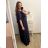 šaty plesové dlouhé elegantní společenské krátký rukáv dámské (XL/2XL/3XL ONE SIZE) ITALSKÁ MÓDA IMM23001