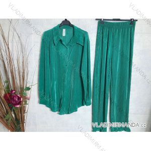 Souprava kalhoty dlouhé a košile dlouhý rukáv dámská (S-XL) ITALSKÁ MÓDA IMPGM2322496-07