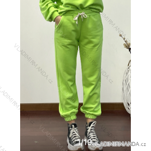 Tepláky dlouhé dámské (S/M ONE SIZE) ITALSKÁ MÓDA IMPDY232XFH1578