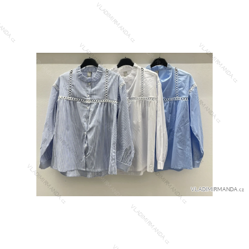 Košeľa dlhý rukáv dámska (S/M ONE SIZE) TALIANSKA MÓDA IMPDY23FEH2061