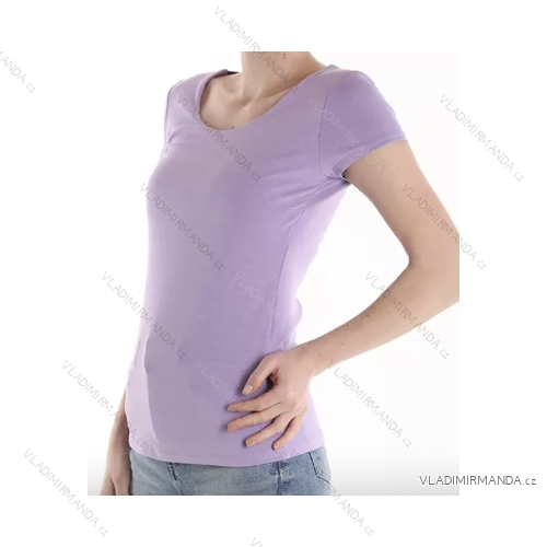 Tričko krátký rukáv dámské (S/M ONE SIZE) ITALSKÁ MÓDA IMPDY23LS17135/OX9603