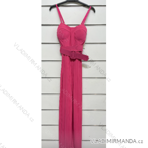 Women's Long Elegant Strapless Dress (S/M ONE SIZE) ITALIAN FASHION IMPSH232257