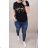 Dress with 3/4-sleeve ladies pocket (uni sl) ITALIAN Fashion IM3181746 Black S / M / L