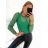 Body elegantný dlhý rukáv dámske (S/M ONE SIZE) TALIANSKA MóDA IMM2316771