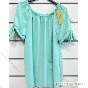 Tunika krátký rukáv dámská (S/M ONE SIZE) ITALSKÁ MÓDA IMPSH238279