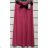 Sukně dlouhá s páskem dámské (S/M ONE SIZE) ITALSKÁ MÓDA IMPSH2322275