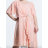 Women's Elegant Party Oversized Short Sleeve Dress (2xl/3xl ONE SIZE) ITALIAN FASHION IMPSH2370016