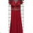 Women's Long Elegant Casual Short Sleeve Dress (S/M ONE SIZE) ITALIAN FASHION IMPSH2380706 white S / M