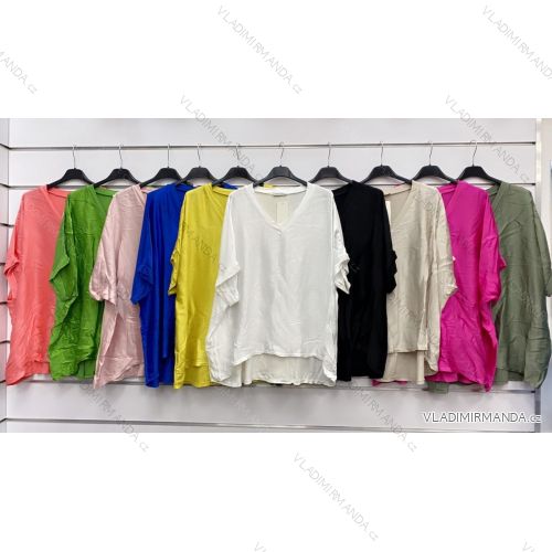 Women's Long Chiffon Short Sleeve Dress (S/M ONE SIZE) ITALIAN FASHION IMWGM23456