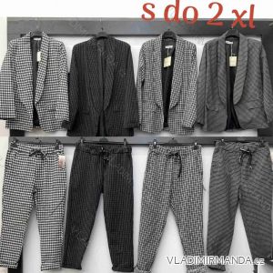 Souprava elegantní sako a kalhoty dámská (S-2XL) ITALSKÁ MÓDA IMWBB23628