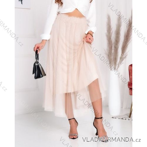 Sukně dlouhá dámská (S/M ONE SIZE) ITALSKÁ MÓDA IMWD23686