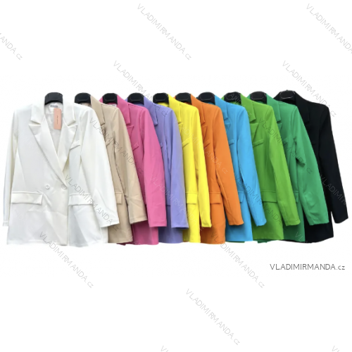 Sako dlouhý rukáv dámské (S/M ONE SIZE) ITALSKÁ MÓDA IMPLP235588