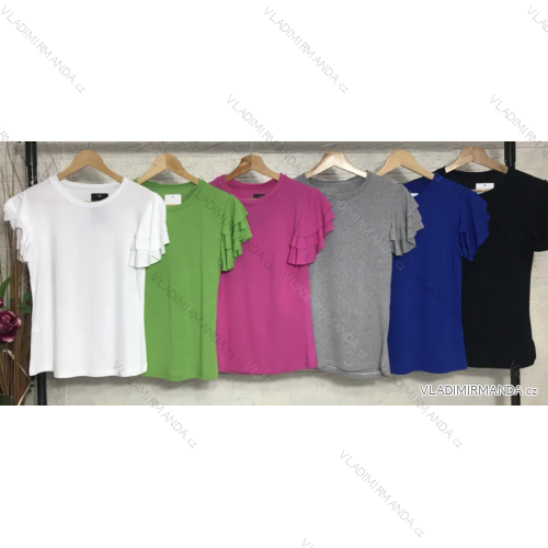 Tunika krátký rukáv dámské (S/M ONE SIZE) ITALSKÁ MÓDA IMPGM2310958