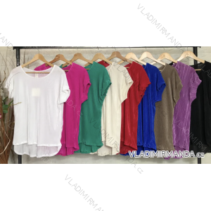 Tunika krátký rukáv dámské (S/M ONE SIZE) ITALSKÁ MÓDA IMPGM2323229