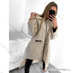 Bunda kabát parka šustáková větrovka dámská (M/L ONE SIZE) ITALSKÁ MÓDA IMD22641/DU