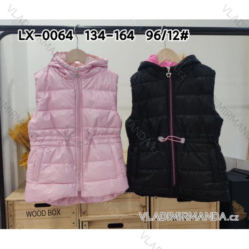 Vesta s kapucí dorost dívčí (134-164) ACTIVE SPORTS ACT23LX-0064