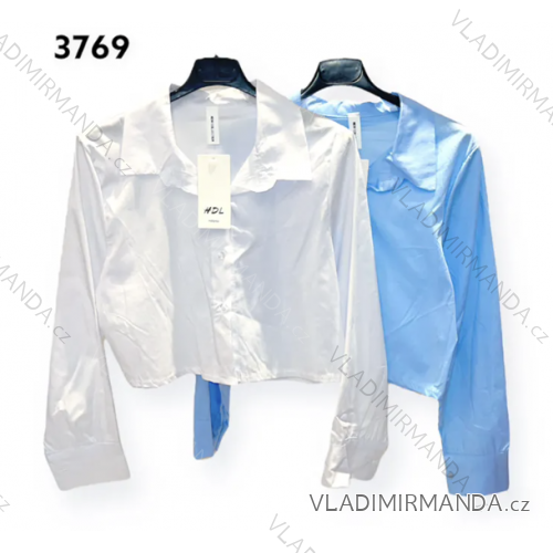 Women's Elegant Long Sleeve Blouse (S/M ONE SIZE) ITALIAN FASHION IMM23MS53757