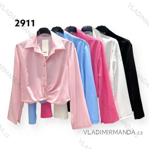 Košile dlouhý rukáv dámská (S/M ONE SIZE) ITALSKÁ MÓDA IMPHD232911-1