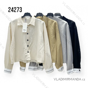 Košile dlouhý rukáv dámská (S/M ONE SIZE) ITALSKÁ MÓDA IMPHD2324273