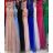 Women's long sleeveless party dress (S/M ONE SIZE) ITALIAN FASHION IMM238524