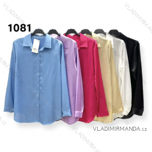 Košeľa dlhý rukáv dámska (S/M ONE SIZE) TALIANSKA MÓDA IMPHD231081-2