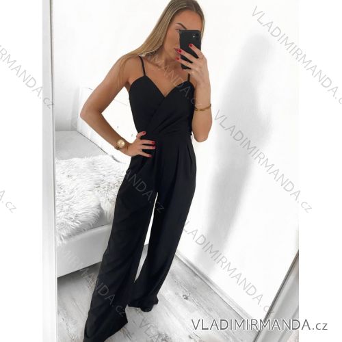 Overal dlouhý na ramínka dámský (S/M ONE SIZE) ITALSKÁ MÓDA IMPGM235673/DU