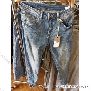 Kalhoty rifle jeans dlouhé dámské (S-M-L-XL) ITALSKÁ MÓDA IMP23TL2056