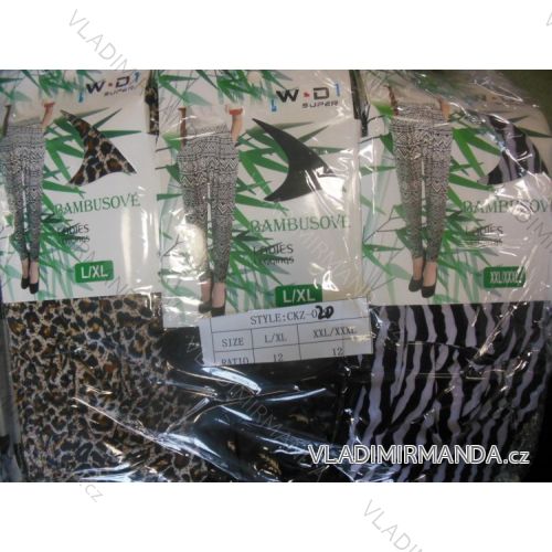 Legíny dámske bambusové (l-3XL) WD CKZ-020