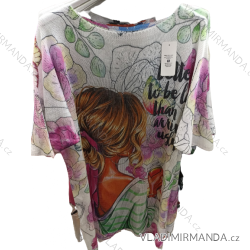 Women's Elegant Glitter Long Sleeve Dress (S/M/L/XL ONE SIZE) ITALIAN FASHION IMBM22010