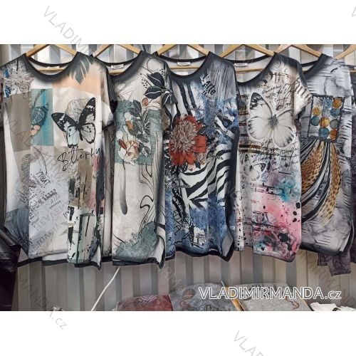 T-shirt long sleeve women (uni M-L) TURKISH MODA TM920008