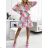 Women's Elegant Long Sleeve Dress (S/M ONE SIZE) ITALIAN FASHION IMWGB23701