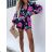 Overal krátký elegantní dlouhý rukáv dámský (S/M ONE SIZE) ITALSKÁ MÓDA IMWE23807