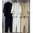Souprava elegantní kalhoty dlouhé a sako dámská (S/M ONE SIZE) ITALSKÁ MÓDA IMWGS23808