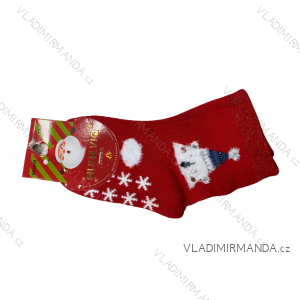 Ponožky vianočné detské dievčenské aj chlapčenské (0-12,12-24) AURA.VIA SB5618