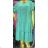 Women's Summer Dress with Pendant Short Sleeve (S/M ONE SIZE) ITALIAN FASHION IMWA23911