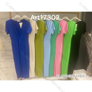 Women's Summer Short Sleeve Dress (S / M ONE SIZE) ITALIAN FASHION IMWB22017