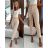 Women's Belted Long Pants (S/M ONE SIZE) ITALIAN FASHION IMWD23858