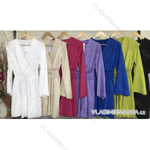 Women's Elegant Long Sleeve Dress (S/M ONE SIZE) ITALIAN FASHION IMPGM2323062