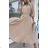 Women's Elegant Long Sleeve Long Dress (S/M ONE SIZE) ITALIAN FASHION IMPOC239137
