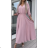 Women's Elegant Long Sleeve Long Dress (S/M ONE SIZE) ITALIAN FASHION IMPOC239137